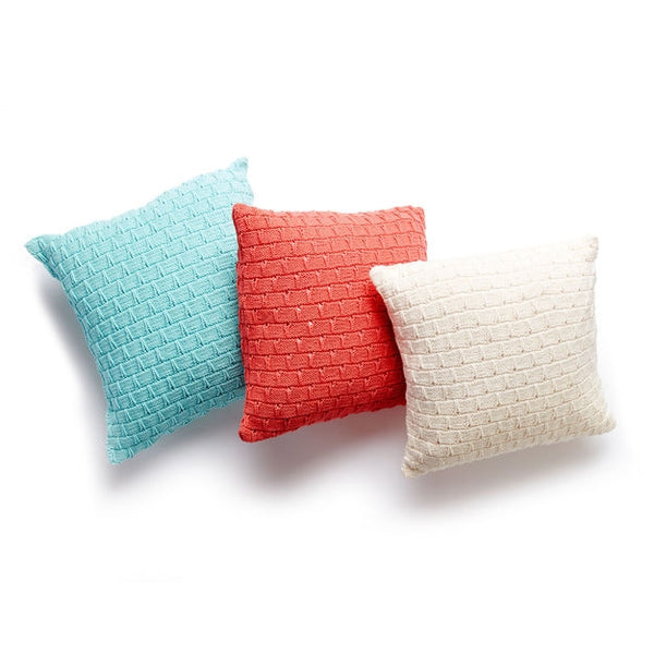 Lily Sugar'n Cream Knit Pillow Trio