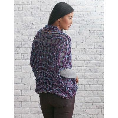 ARM KNITTING PATTERN - Bargello - Arm Knit Shrug