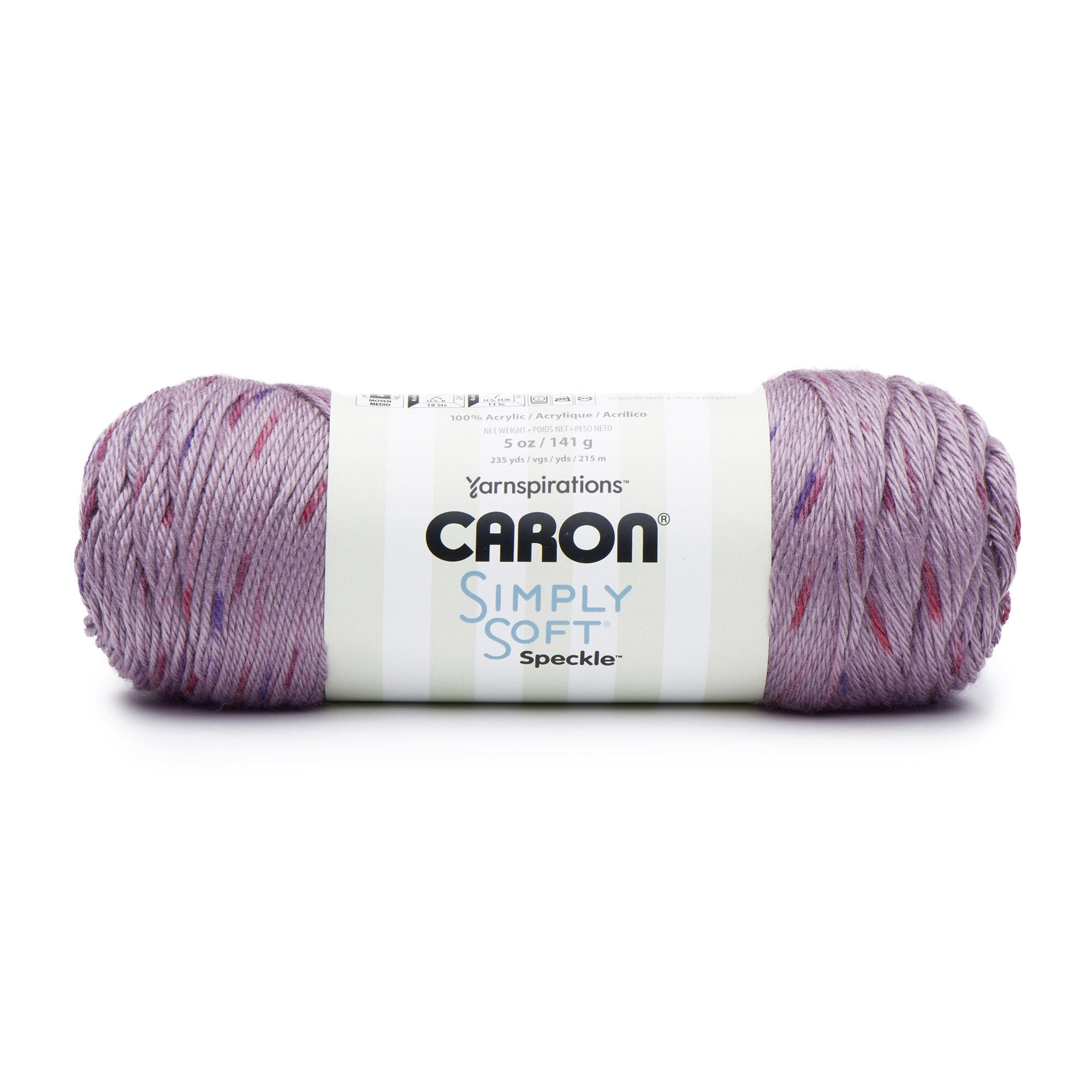 Caron Simply Soft Aran Knitting Yarn 141g - Speckle