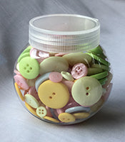 Assorted Button Jars 120g