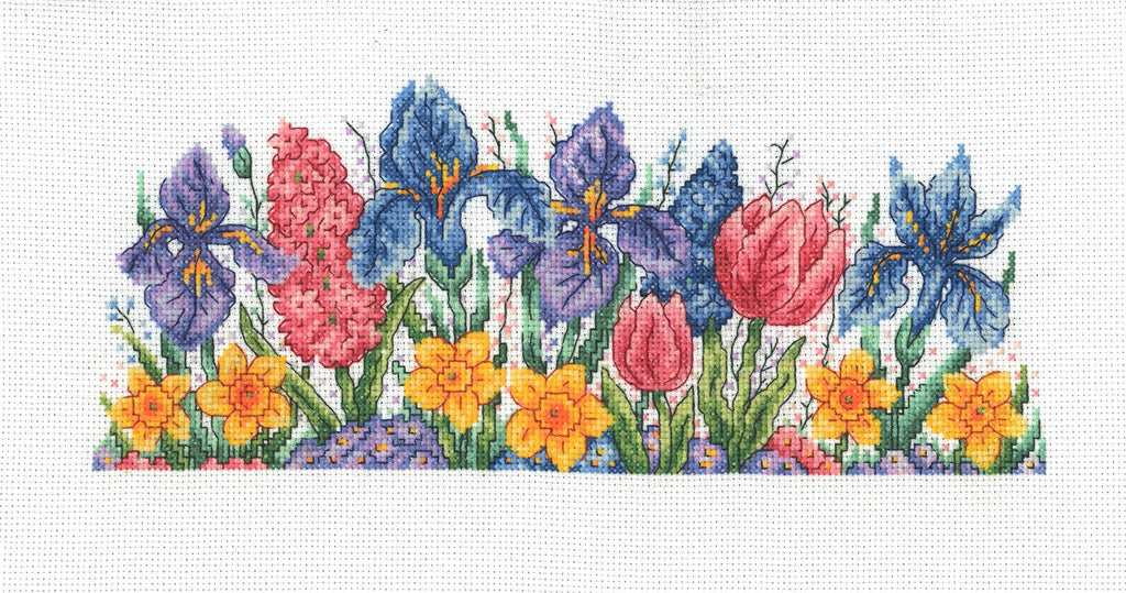 My Cross Stitch - Contemporary Floral - Counted Cross Stitch Kit - Spring Delight