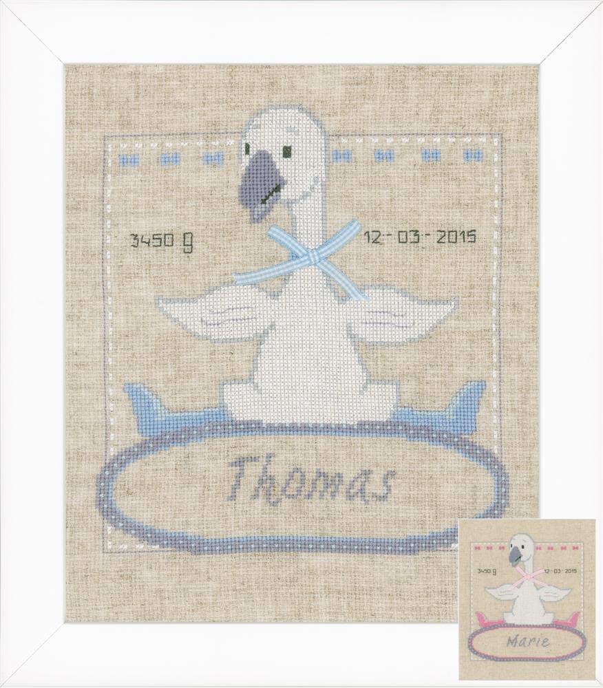 Vervaco Cross Stitch Kit Natural Birth Sampler PN-0150085