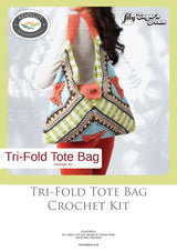 CROCHET KIT - Lily Sugar n Cream Tri-Fold Tote Bag
