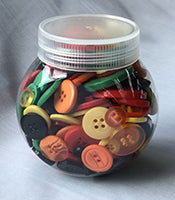 Assorted Button Jars 120g