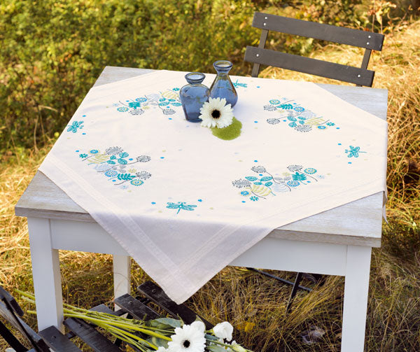 Vervaco Embroidery Tablecloth Kit - Dragonfly PN-0021435