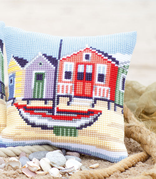 Vervaco Cushion Cross Stitch Kit On The Coast PN-0145640