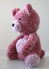 CROCHET KIT - Bernat Velvet Valentine Crochet Bear