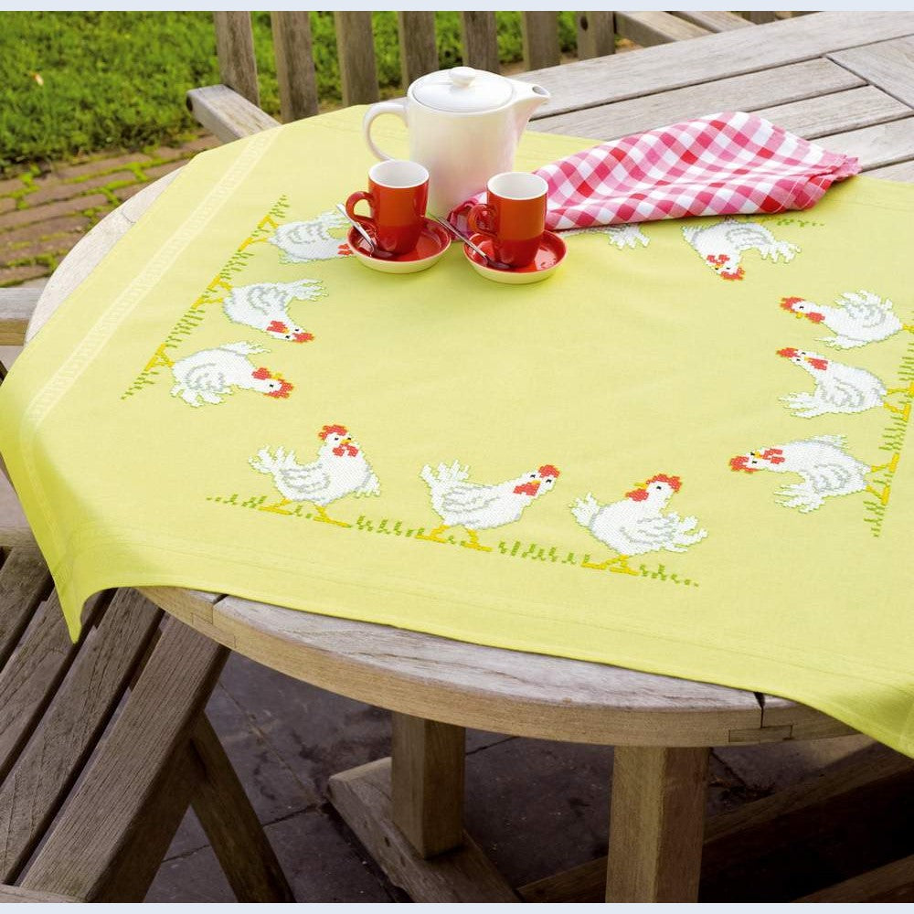 Vervaco Tablecloth Kit Chicken PN-0143926