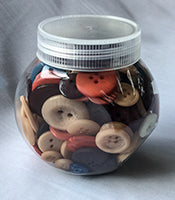 Assorted Button Jars 120g