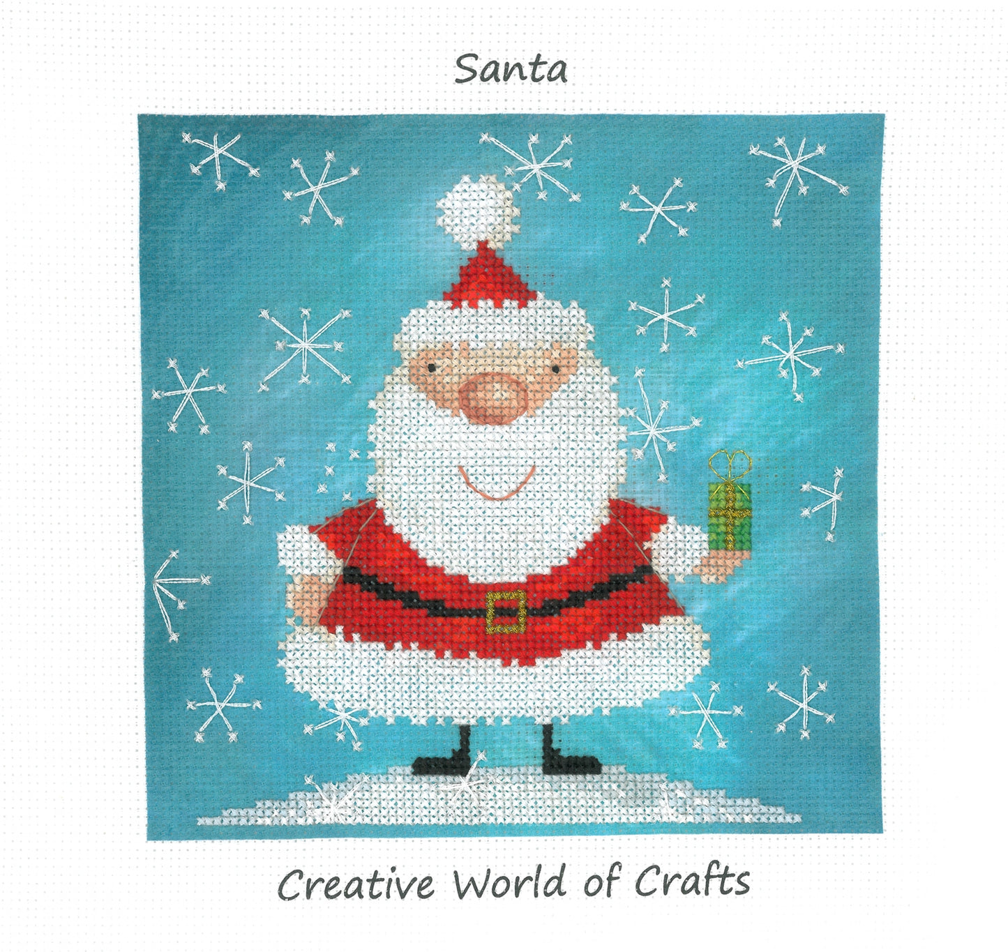 Christmas Cross Stitch Collection - Santa Claus Counted Cross Stitch Kit