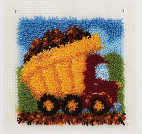 Wonderart Latch Hook Kit - Chocolate Pup 12" x 12"