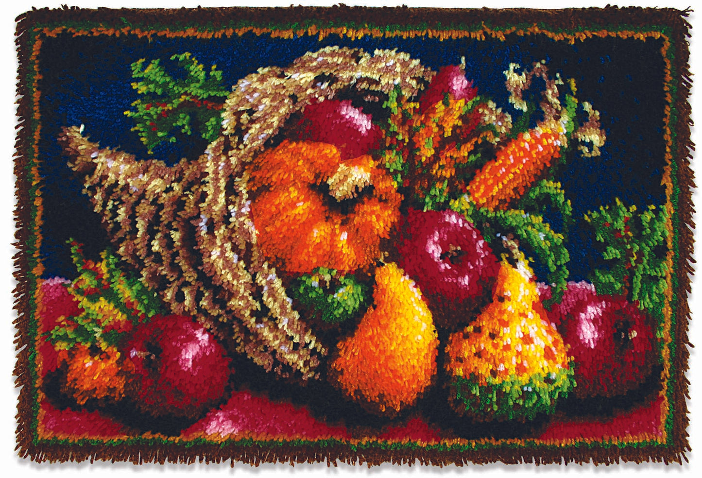 Wonderart Latch Hook Kit - Country Harvest 20" x 30"