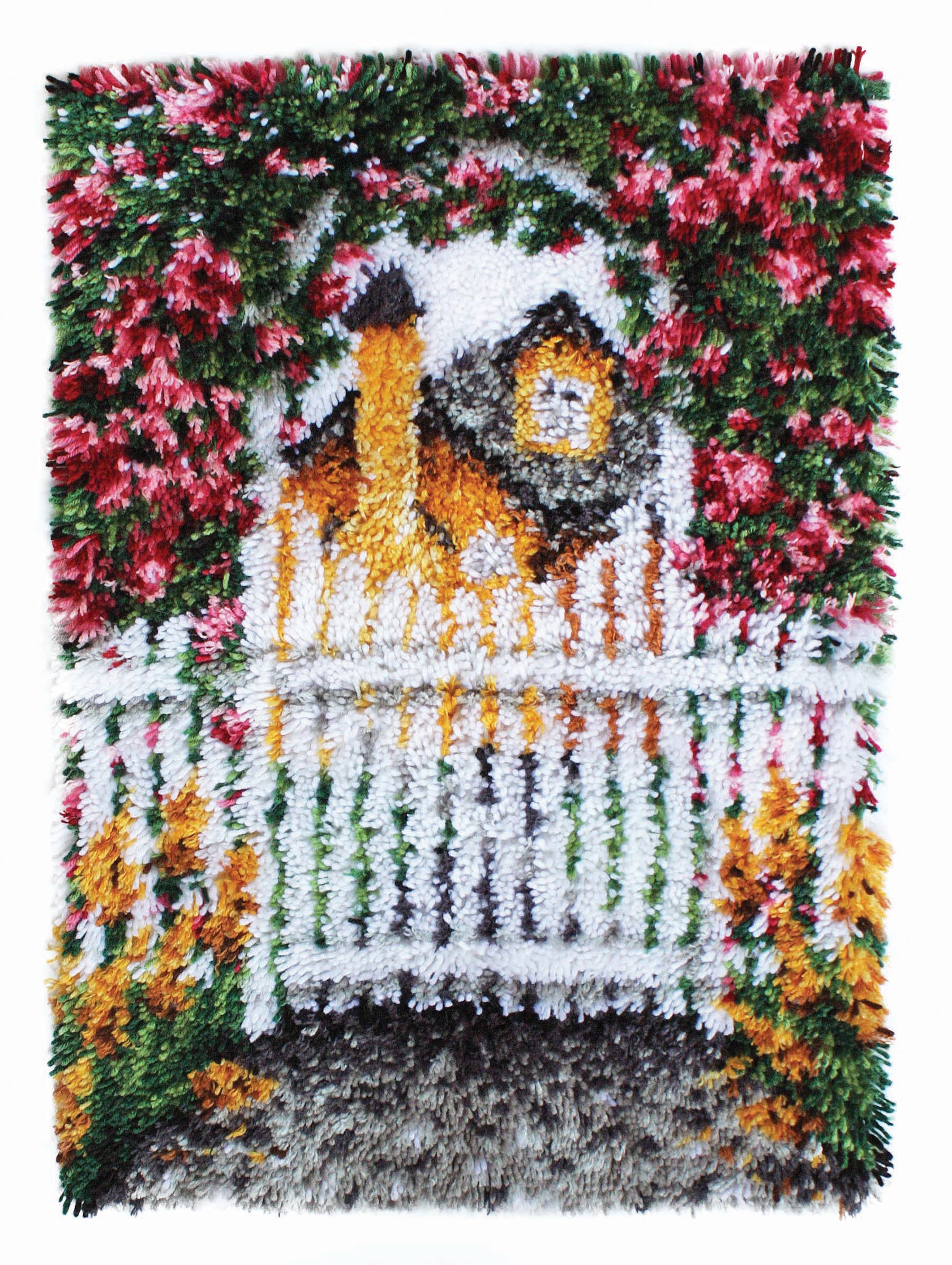 Wonderart Latch Hook Kit - Garden Gate 24" x 34"