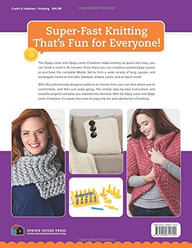 KB LOOMS - BOOK - Zippy Loom Creations: 20 Quick & Easy Knitting Projects